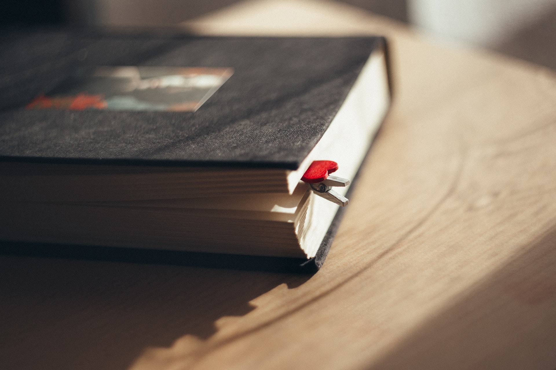 Storytelling Image of a booking sitting on a table